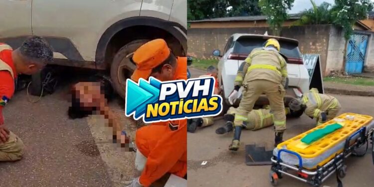 VÍDEO: Mulher vai parar embaixo de carro elétrico em grave acidente na zona leste