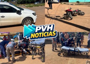 URGENTE: Idoso é intubado após grave acidente entre carro e moto no Igarapé