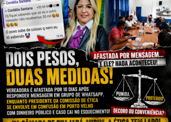 Mudam os porcos, mas o cocho é o mesmo – Dois pesos duas medidas na câmara de Guajará Mirim