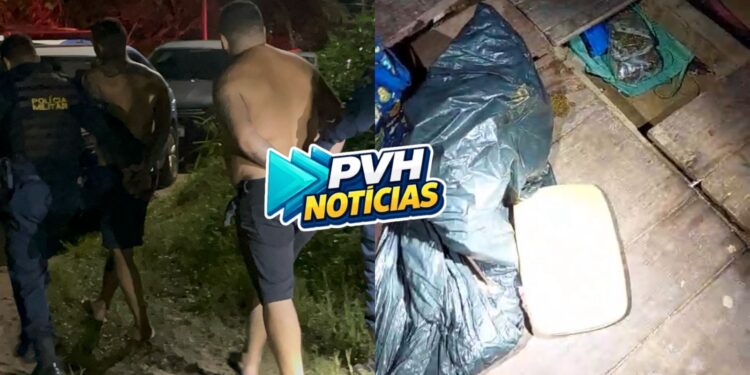 URGENTE: Equipe do sgt Machado prende vulgo “Churrasco” e irmão com drogas no centro