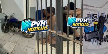 NO BAR: Dupla é presa com arma falsa e comemorando assalto na zona leste