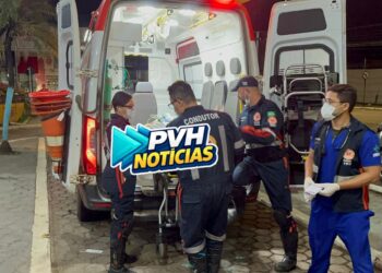 Homem é baleado após ser perseguido por dupla em motocicleta na zona Leste de Porto Velho