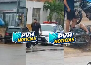 DESCASO: Motociclista sofre grave acidente e fica mas de uma hora esperando por socorro na leste