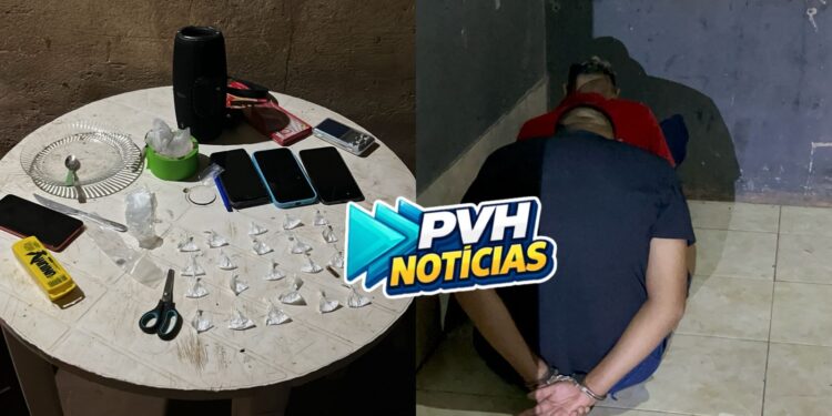 NO SANTANA: Equipe do sgt Machado estoura boca de fumo e dupla é flagrada com drogas