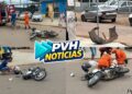 URGENTE: Carro faz conversão e causa grave acidente com motociclista na zona leste