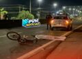 URGENTE: Ciclista morre e piloto de moto fica ferido em atropelamento na BR-364