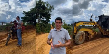 Recuperação de estradas avança em União Bandeirantes com acompanhamento do vereador Adalto de Bandeirantes