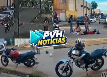 VÍDEO: Batida entre motos deixa duas mulheres feridas na zona sul