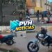 VÍDEO: Batida entre motos deixa duas mulheres feridas na zona sul