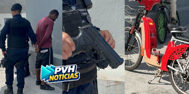 URGENTE: População reage assalto e ladrão é preso com pistola de brinquedo na leste