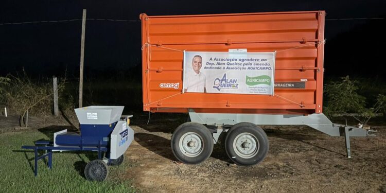 Alan Queiroz destina R$ 253 mil em equipamentos para fortalecer produção rural em São Francisco do Guaporé