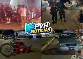 ATUALIZADA: Idoso é preso após causar acidente com mulher ferida em Porto Velho
