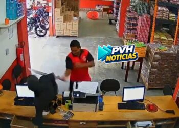 VÍDEO: Funcionários reagem e frustram assalto em comércio no Marajó