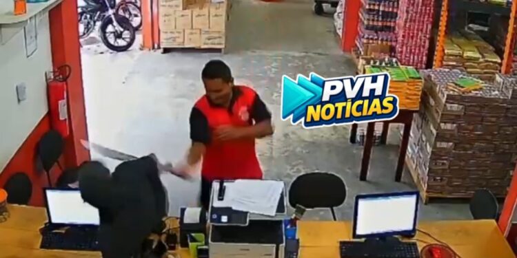 VÍDEO: Funcionários reagem e frustram assalto em comércio no Marajó