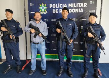 Laerte Gomes viabiliza armamentos à PM e reforça investimentos na segurança pública de Rondônia