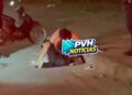 URGENTE: Mulher fica em estado grave após queda de moto na Rua da Beira