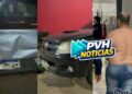 NO SEMÁFORO: Motorista de Hilux é preso embriagado após acidente com carro de aplicativo na leste