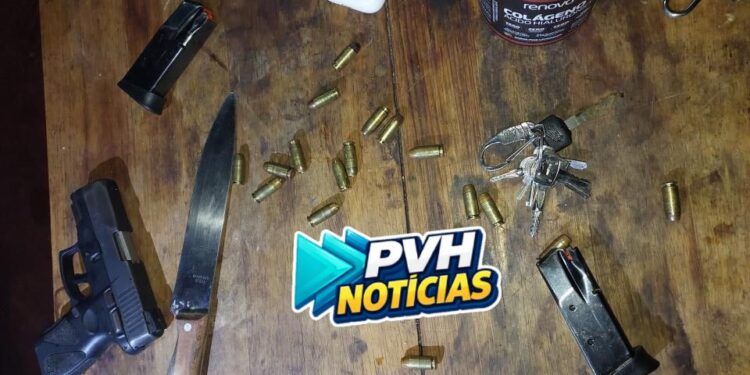 ACIDENTAL: Cabo da PM fica ferido após tiro durante manutenção de arma em Candeias do Jamari