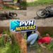 URGENTE: Motociclista passa direto em curva e sofre grave acidente na BR-364 em Porto Velho