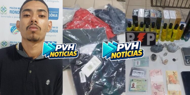 SABADOU: Equipe do sgt Machado fecha boca de fumo e prende suspeito de tráfico com drogas no Mariana