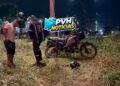 URGENTE: Motociclista fica em estado crítico após bater em poste no Orgulho do Madeira