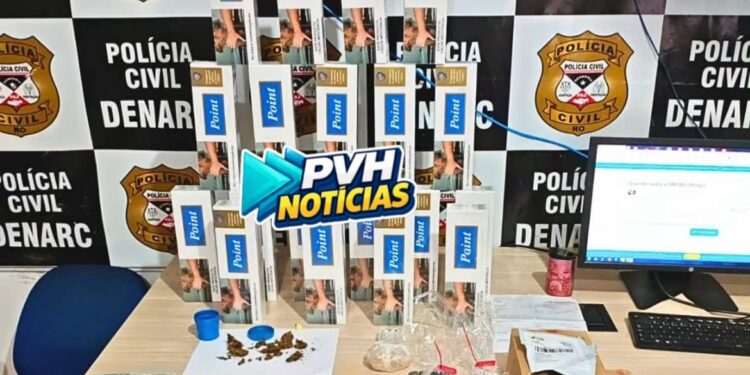 AÇÃO CONJUNTA: Denarc e Receita Federal prendem dono de distribuidora e comparsa com drogas sintéticas em Porto Velho