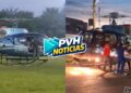 VÍDEO: Aluno atropelado por ônibus é resgatado em helicóptero do GAVE ao Hospital em Porto Velho