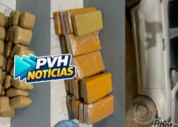 PRF apreende mais de 50 quilos de drogas durante fiscalização na BR-364 em Porto Velho