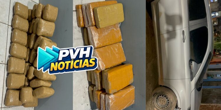 PRF apreende mais de 50 quilos de drogas durante fiscalização na BR-364 em Porto Velho