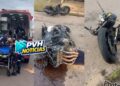 MAIS UM: Moto de alta cilindrada parte ao meio e piloto é socorrido intubado em acidente grave