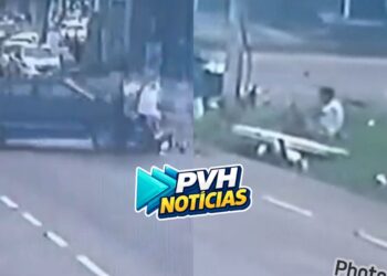 VÍDEO: Mulher cai dentro de bueiro em grave acidente no centro de Porto Velho