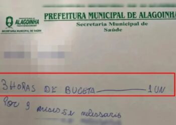 “3h de buceta”: Secretaria de Saúde investiga suposta receita médica
