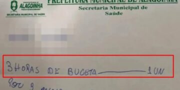 “3h de buceta”: Secretaria de Saúde investiga suposta receita médica