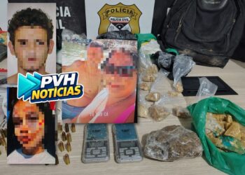URGENTE: “Bonde do tráfico” é preso pelo DENARC com drogas e munições no bairro Costa e Silva