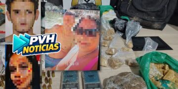 URGENTE: “Bonde do tráfico” é preso pelo DENARC com drogas e munições no bairro Costa e Silva