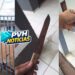 VÍDEO: Homem com facão é detido tentando invadir delegacia na zona leste