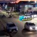 VÍDEO: Batida entre motos deixa dois feridos na zona leste