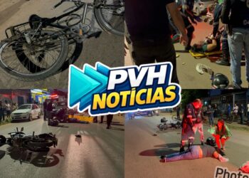URGENTE: Passageira de moto aplicativo fica inconsciente em grave acidente com ciclista na zona leste