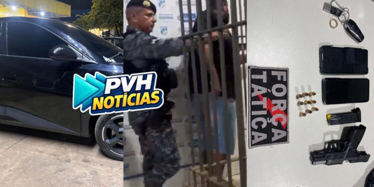 SAIU CARO: Motorista de aplicativo é preso com pistola que transportava por R$150 reais