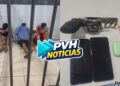 CRISTAL DA CALAMA: Três adolescentes são flagrados armados em chácara na zona leste