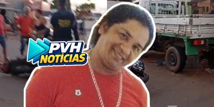 VÍDEO: Motociclista morre após colisão com caminhão na zona Leste de Porto Velho