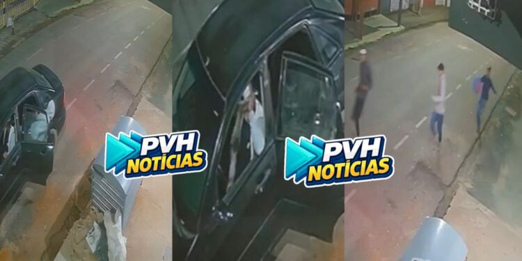 VÍDEO: Bando é filmado assaltando estudantes no centro de Porto Velho