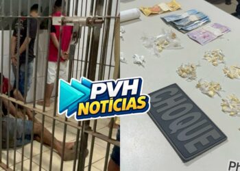 DENÚNCIA: BPCHoque prende bando com drogas em oficina no Lagoinha