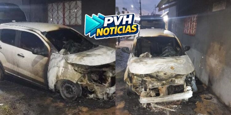 CRIMINOSO: Mulher tem carro incendiado pelo Ex-marido na zona sul de Porto Velho