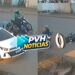 VÍDEO: Batida entre três motos e um carro deixa vários feridos na zona leste
