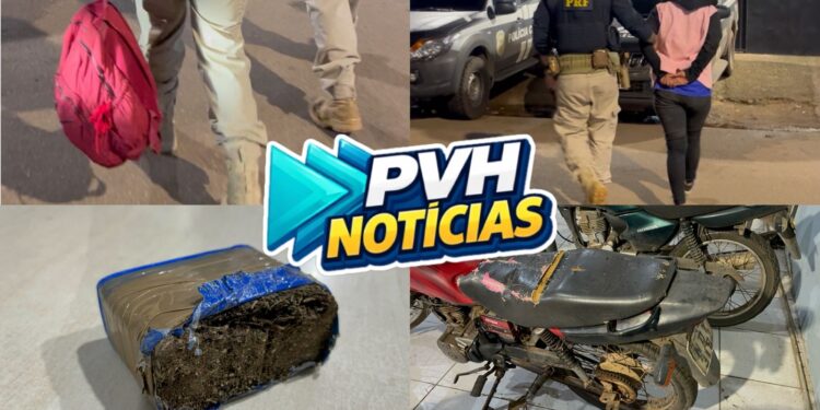NA CONDICIONAL: Mulher é presa com maconha na mochila em fiscalização da PRF
