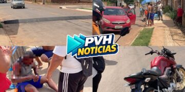 URGENTE: Motociclista sofre queda em lombada sem sinalização no Tres Marias