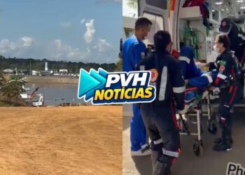 URGENTE: Trabalhador fica ferido apôs queda em balsa depois da ponte
