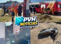 URGENTE: RAM avança cruzamento e causa grave acidente com mulher e criança em moto