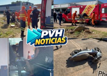 URGENTE: RAM avança cruzamento e causa grave acidente com mulher e criança em moto